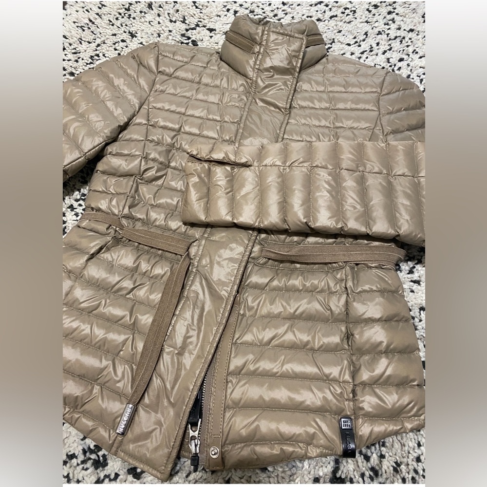 RUDSAK Beige Quilted Puffer Coat